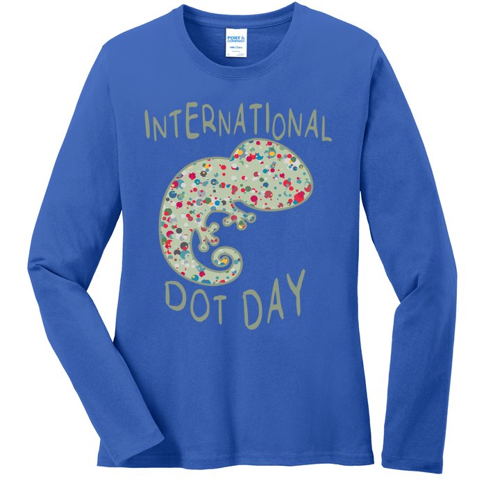 International Dot Day Funny Creative Colorful Dot Tween Cool Gift Ladies Long Sleeve Shirt