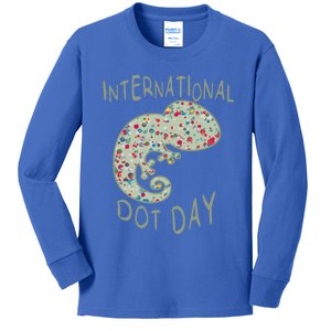 International Dot Day Funny Creative Colorful Dot Tween Cool Gift Kids Long Sleeve Shirt