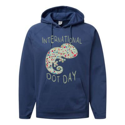 International Dot Day Funny Creative Colorful Dot Tween Cool Gift Performance Fleece Hoodie