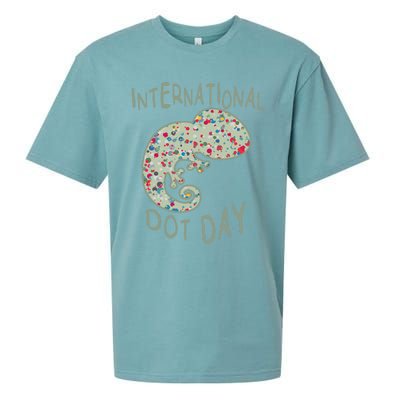 International Dot Day Funny Creative Colorful Dot Tween Cool Gift Sueded Cloud Jersey T-Shirt