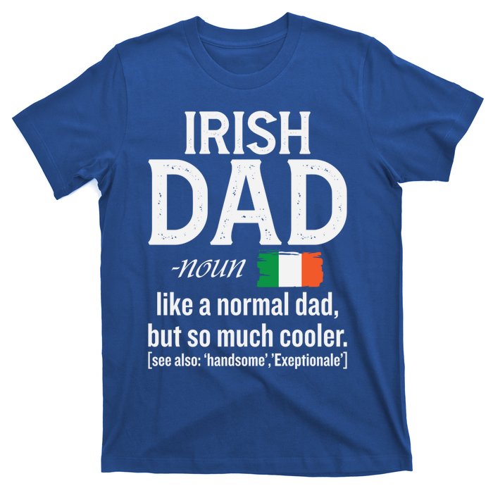 Irish Dad Definition Ireland St Patrick's Day Patriotic Fan Cool Gift T-Shirt