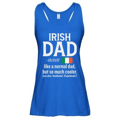 Irish Dad Definition Ireland St Patrick's Day Patriotic Fan Cool Gift Ladies Essential Flowy Tank