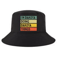 IM Dakota Doing Dakota Things Funny Personalized Quote Cool Comfort Performance Bucket Hat