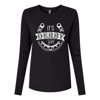 Its Derby Day Yall Ky Derby Horse Race 2024 Womens Cotton Relaxed Long Sleeve T-Shirt