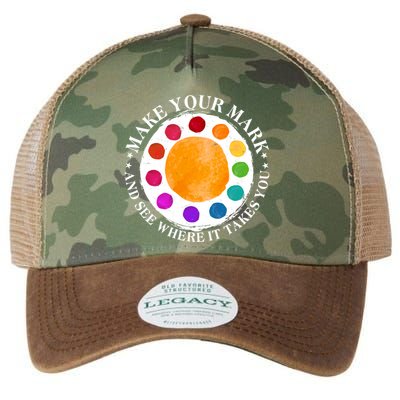 International Dot Day Make Your Mark And See Where It Takes You Legacy Tie Dye Trucker Hat