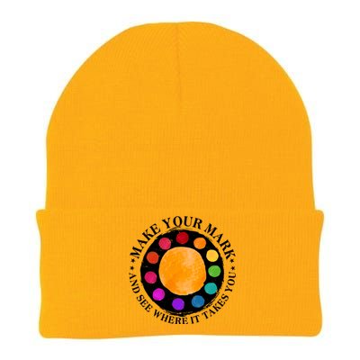 International Dot Day Make Your Mark And See Where It Takes You Knit Cap Winter Beanie