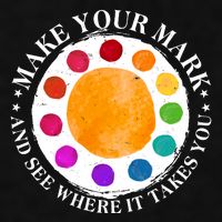 International Dot Day Make Your Mark And See Where It Takes You Ladies PosiCharge Tri-Blend Wicking Tank