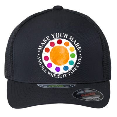 International Dot Day Make Your Mark And See Where It Takes You Flexfit Unipanel Trucker Cap