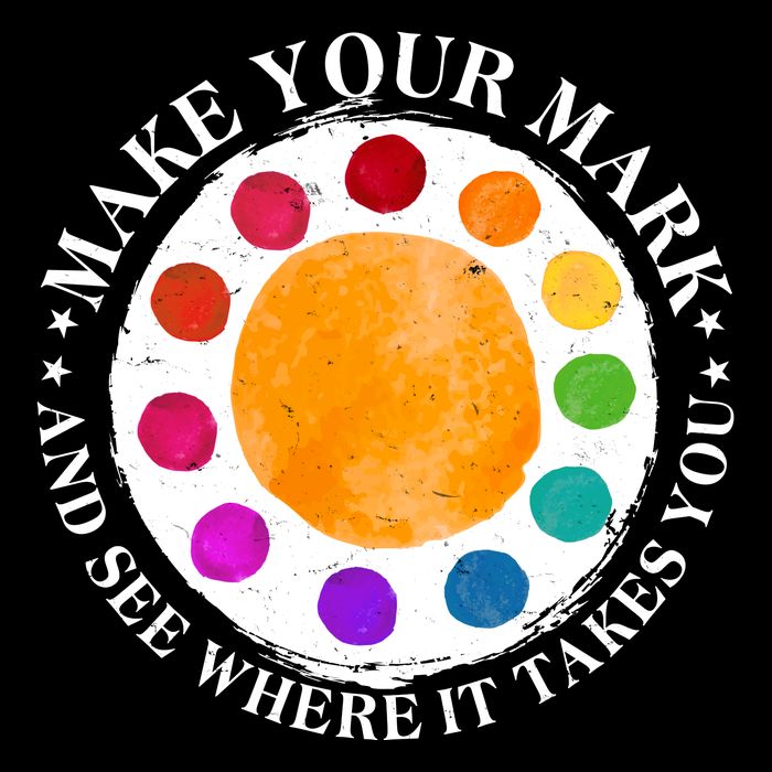 International Dot Day Make Your Mark And See Where It Takes You 7-Panel Snapback Hat