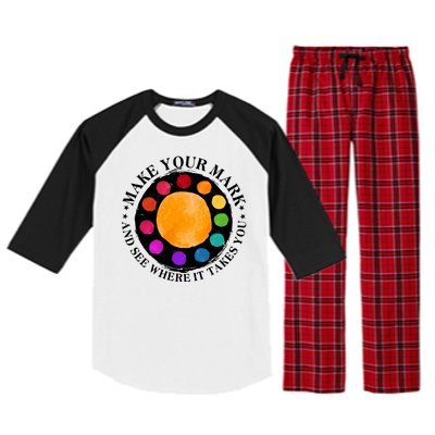 International Dot Day Make Your Mark And See Where It Takes You Raglan Sleeve Pajama Set