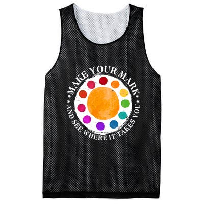International Dot Day Make Your Mark And See Where It Takes You Mesh Reversible Basketball Jersey Tank