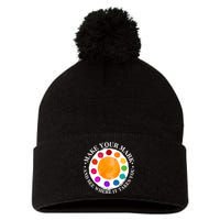 International Dot Day Make Your Mark And See Where It Takes You Pom Pom 12in Knit Beanie