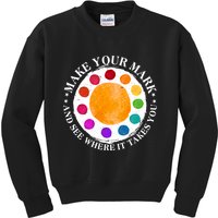International Dot Day Make Your Mark And See Where It Takes You Kids Sweatshirt