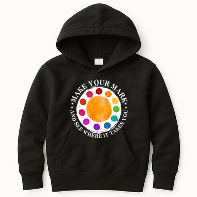International Dot Day Make Your Mark And See Where It Takes You Kids Hoodie