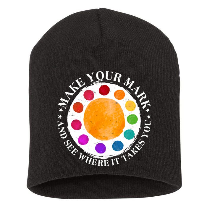International Dot Day Make Your Mark And See Where It Takes You Short Acrylic Beanie
