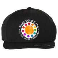 International Dot Day Make Your Mark And See Where It Takes You Wool Snapback Cap
