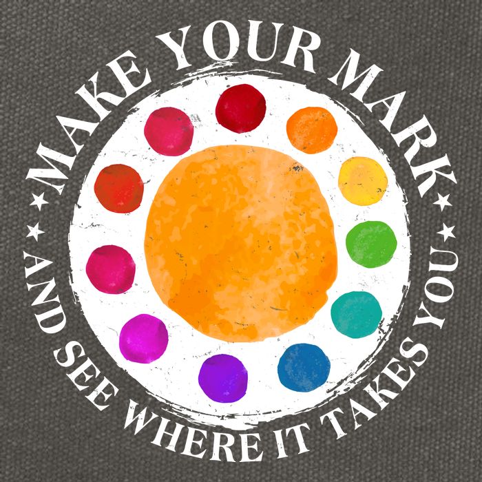 International Dot Day Make Your Mark And See Where It Takes You Cotton Canvas Backpack