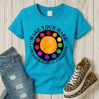 International Dot Day Make Your Mark And See Where It Takes You Womens T-Shirt