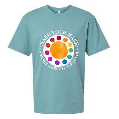 International Dot Day Make Your Mark And See Where It Takes You Sueded Cloud Jersey T-Shirt