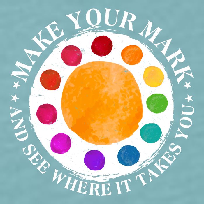 International Dot Day Make Your Mark And See Where It Takes You Sueded Cloud Jersey T-Shirt