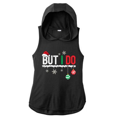 I Don't Do Matching Christmas Outfits But I Do Couple Family Ladies PosiCharge Tri-Blend Wicking Draft Hoodie Tank