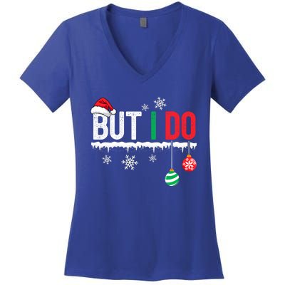 I Don't Do Matching Christmas Outfits But I Do Couple Family Women's V-Neck T-Shirt