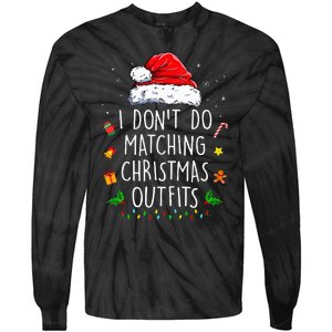 I Dont Do Matching Christmas Outfits But I Do Xmas Couples Tie-Dye Long Sleeve Shirt