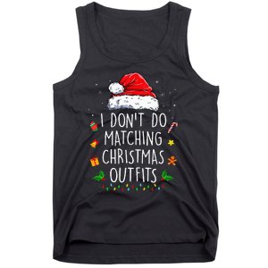 I Dont Do Matching Christmas Outfits But I Do Xmas Couples Tank Top