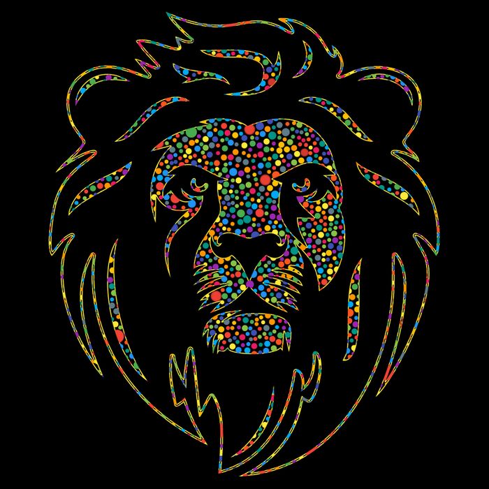 International Dot Day Colorful Dot Lion Bucket Hat