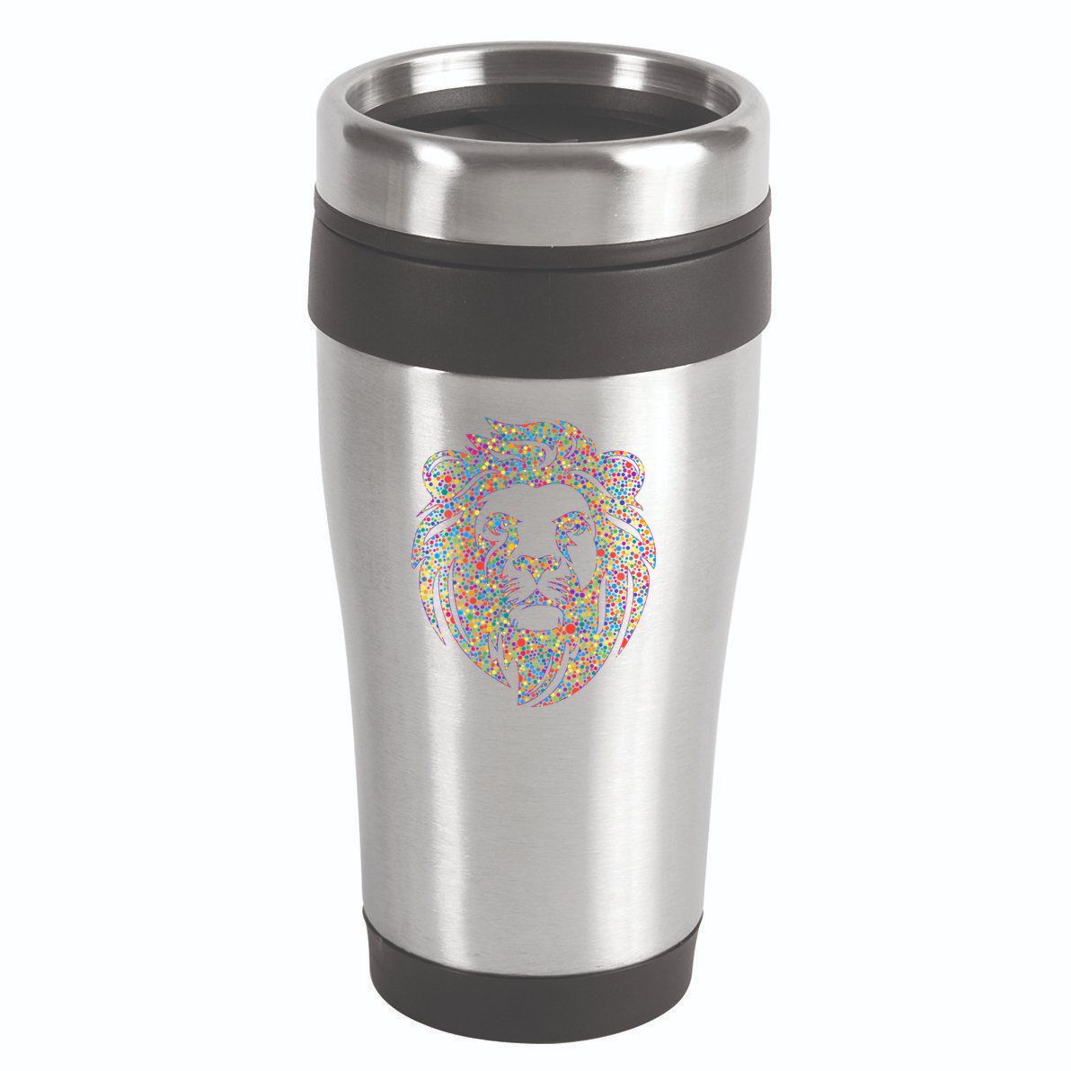 International Dot Day Colorful Dot Lion 16oz Travel Tumbler