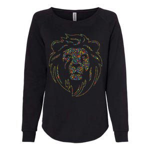 International Dot Day Colorful Dot Lion Womens California Wash Sweatshirt