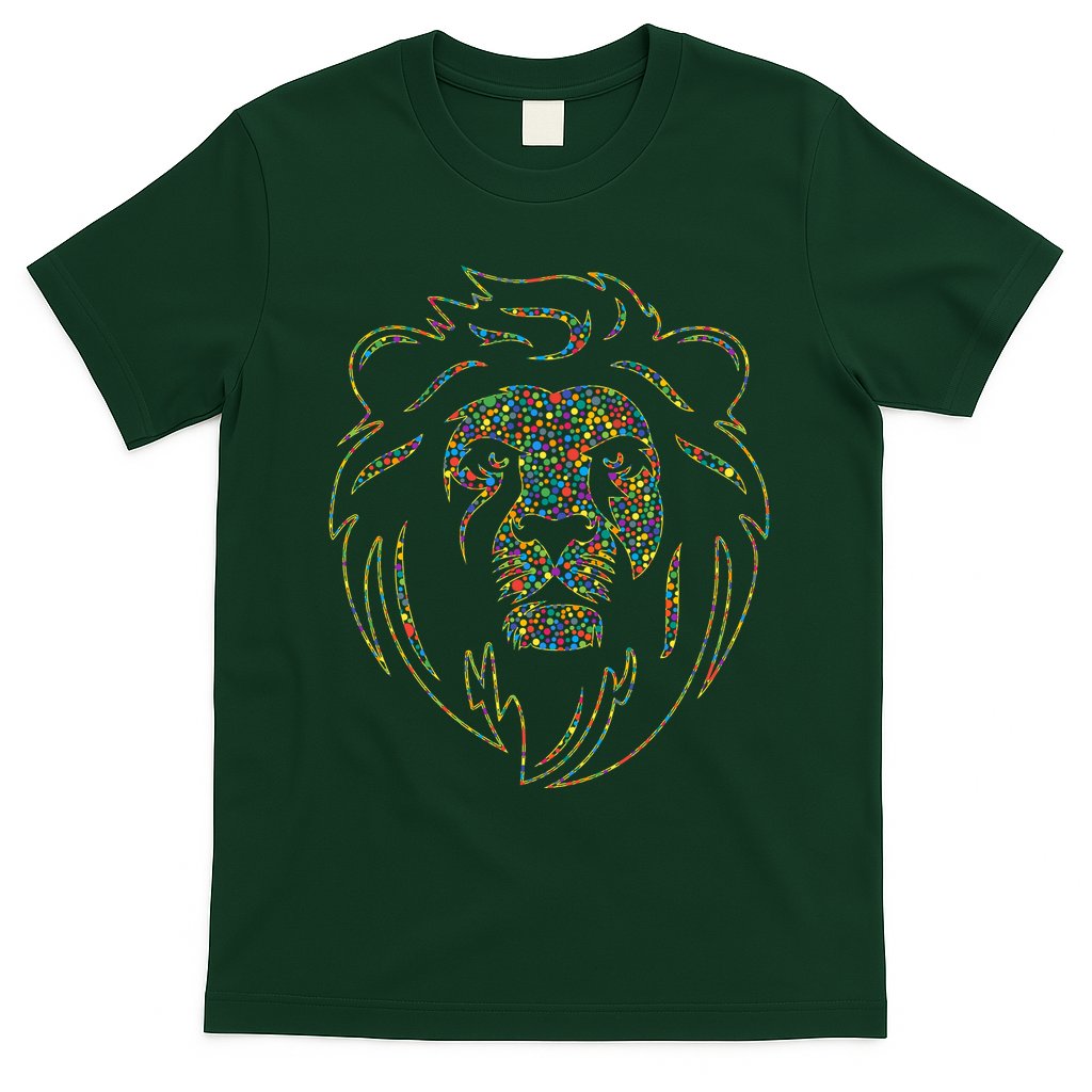 International Dot Day Colorful Dot Lion T-Shirt