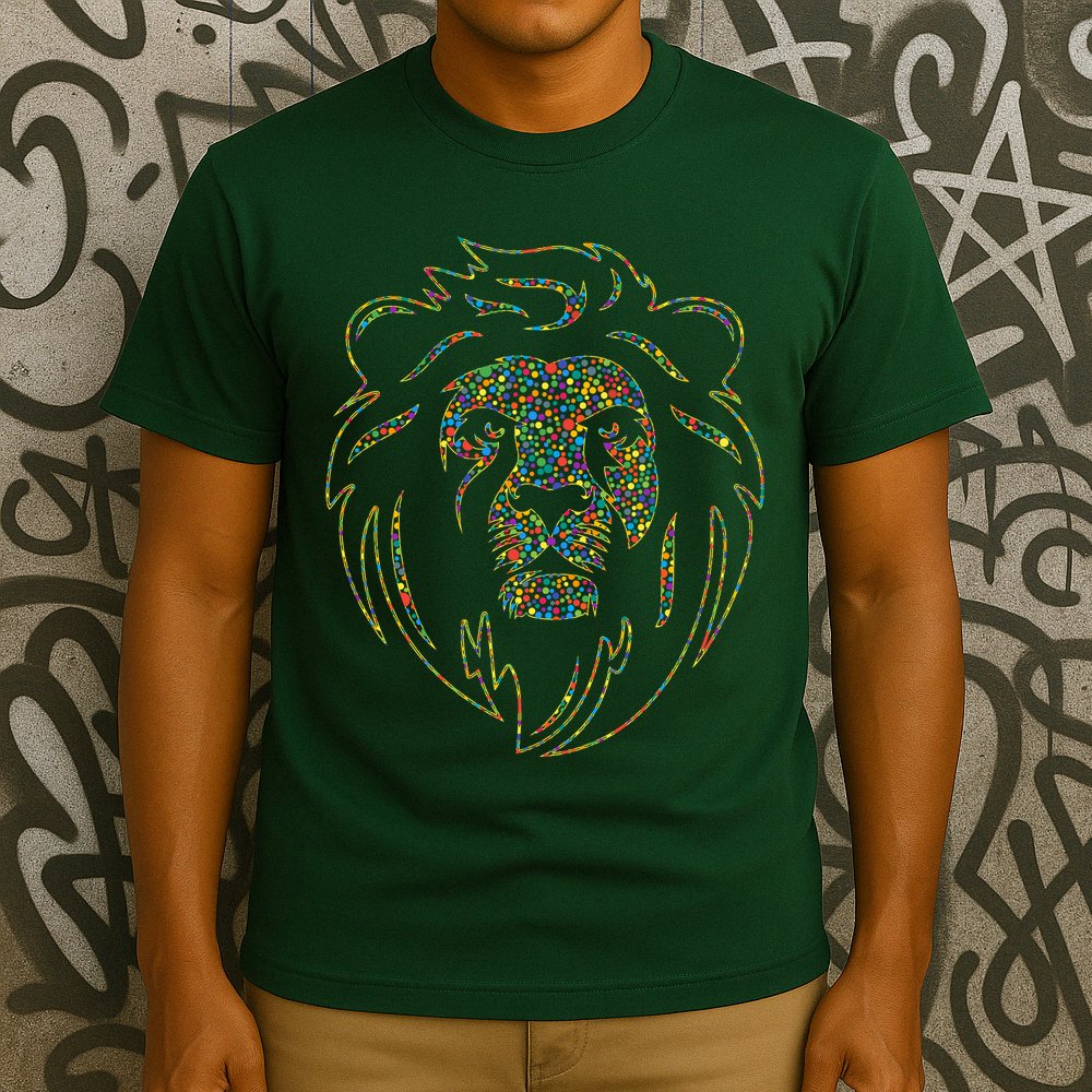 International Dot Day Colorful Dot Lion T-Shirt