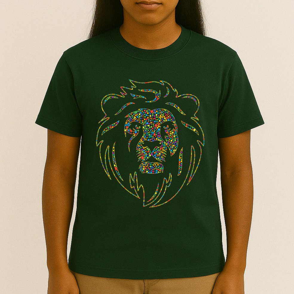 International Dot Day Colorful Dot Lion T-Shirt