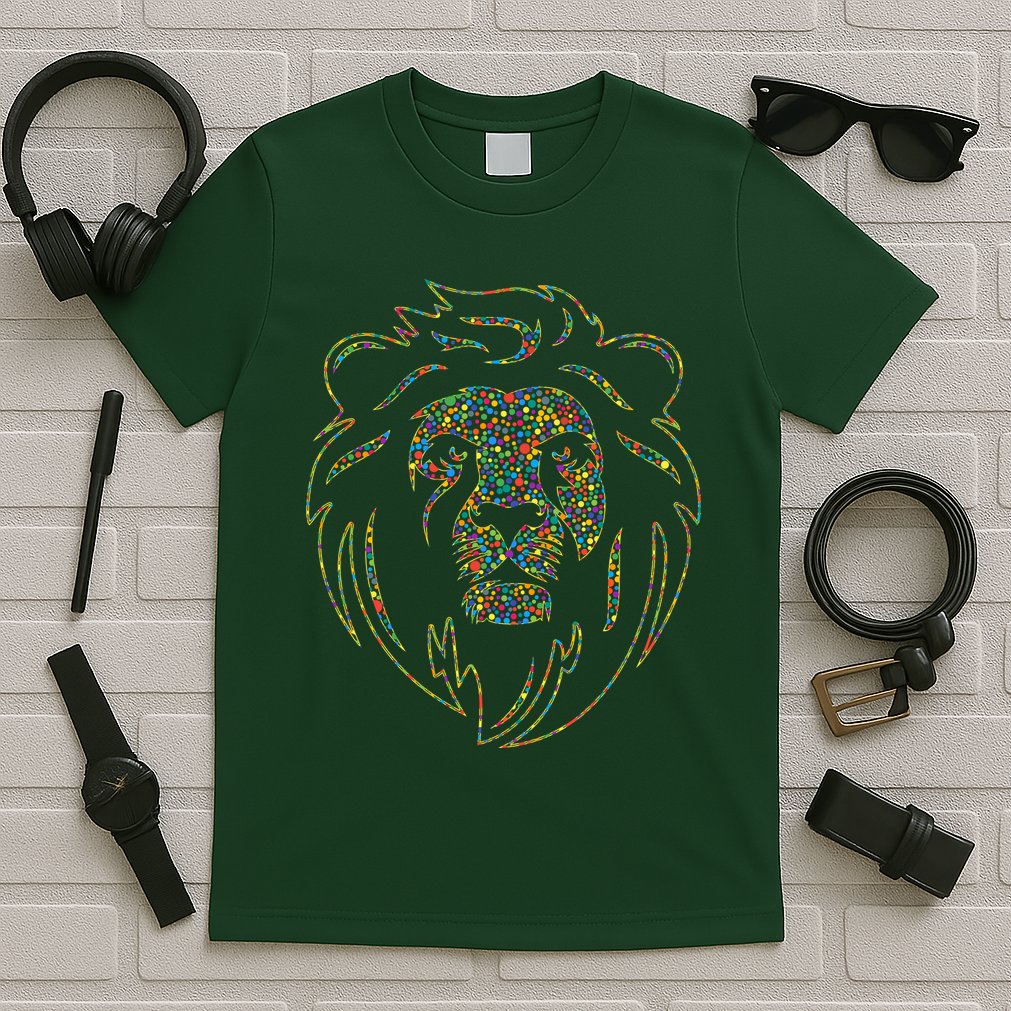 International Dot Day Colorful Dot Lion T-Shirt