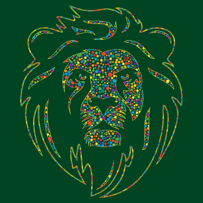 International Dot Day Colorful Dot Lion T-Shirt