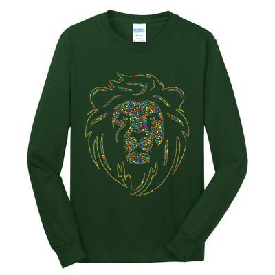 International Dot Day Colorful Dot Lion Tall Long Sleeve T-Shirt