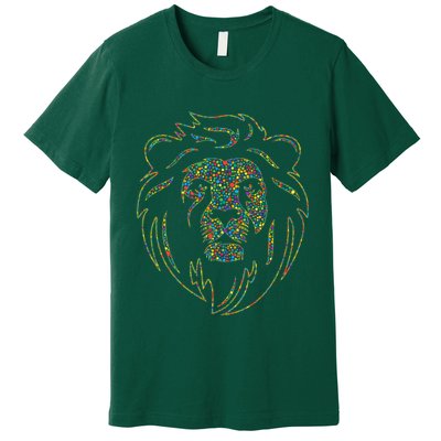International Dot Day Colorful Dot Lion Premium T-Shirt
