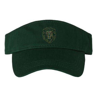 International Dot Day Colorful Dot Lion Valucap Bio-Washed Visor