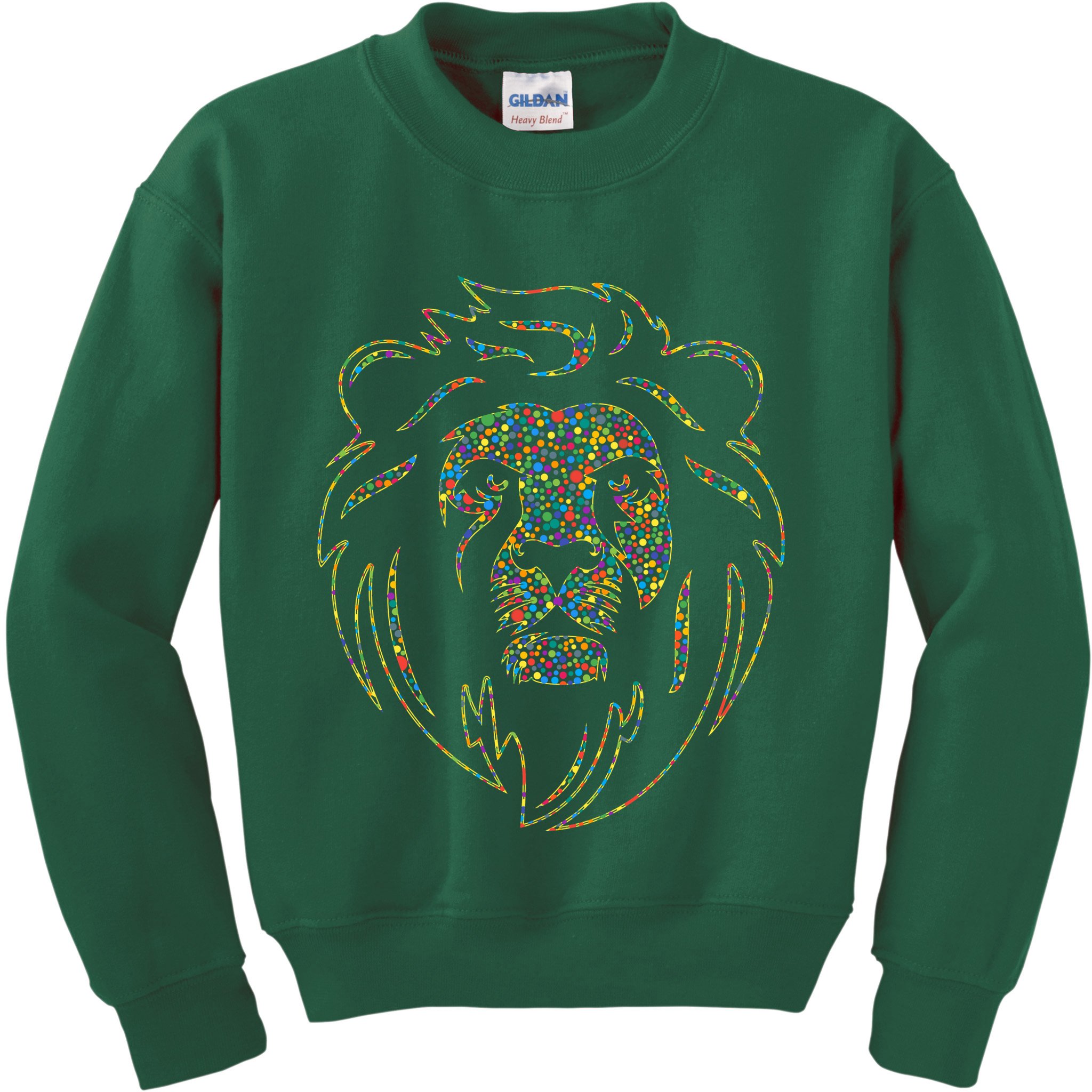 International Dot Day Colorful Dot Lion Kids Sweatshirt