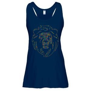 International Dot Day Colorful Dot Lion Ladies Essential Flowy Tank