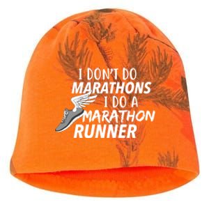 I Don't Do Marathons I Do A Marathon Runner Gift Kati - Camo Knit Beanie