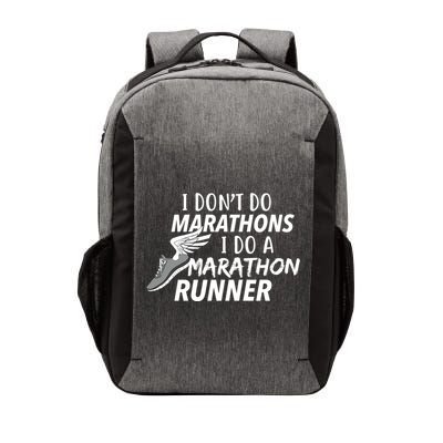 I Don't Do Marathons I Do A Marathon Runner Gift Vector Backpack