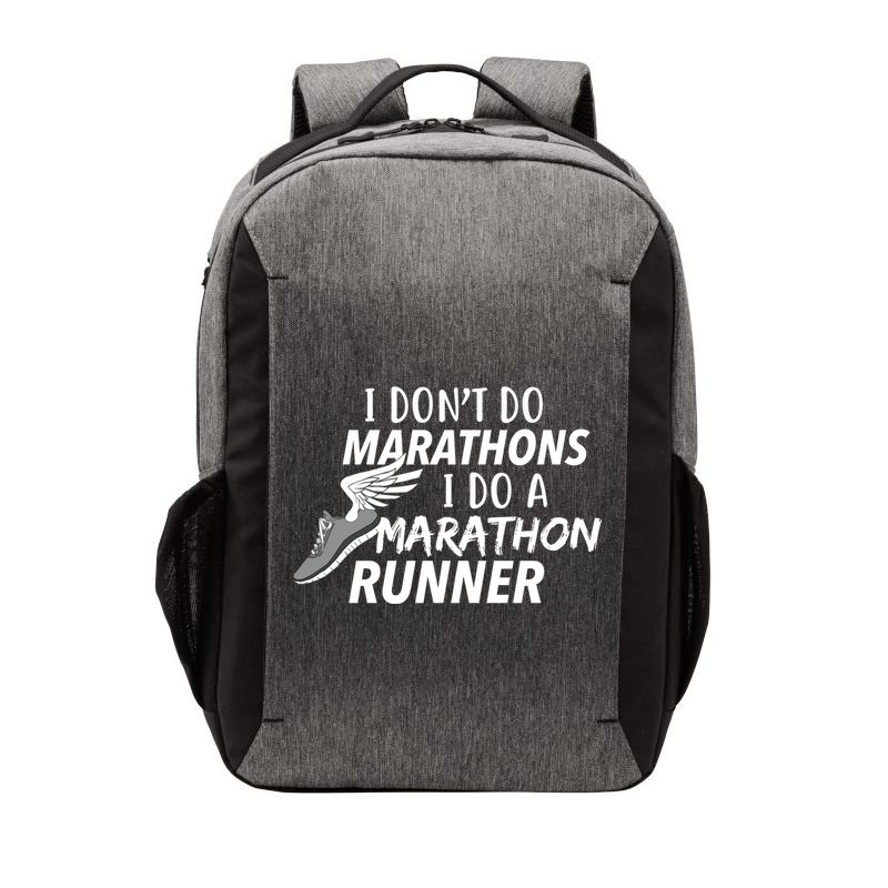 I Don't Do Marathons I Do A Marathon Runner Gift Vector Backpack