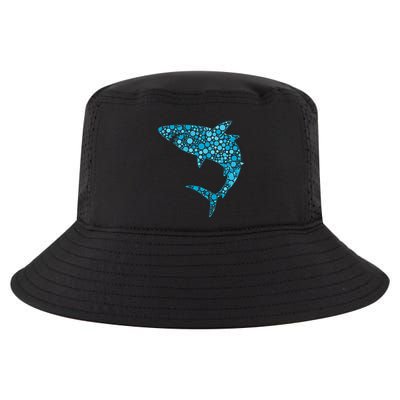 International Dot Day Teal Dot Shark Cool Comfort Performance Bucket Hat
