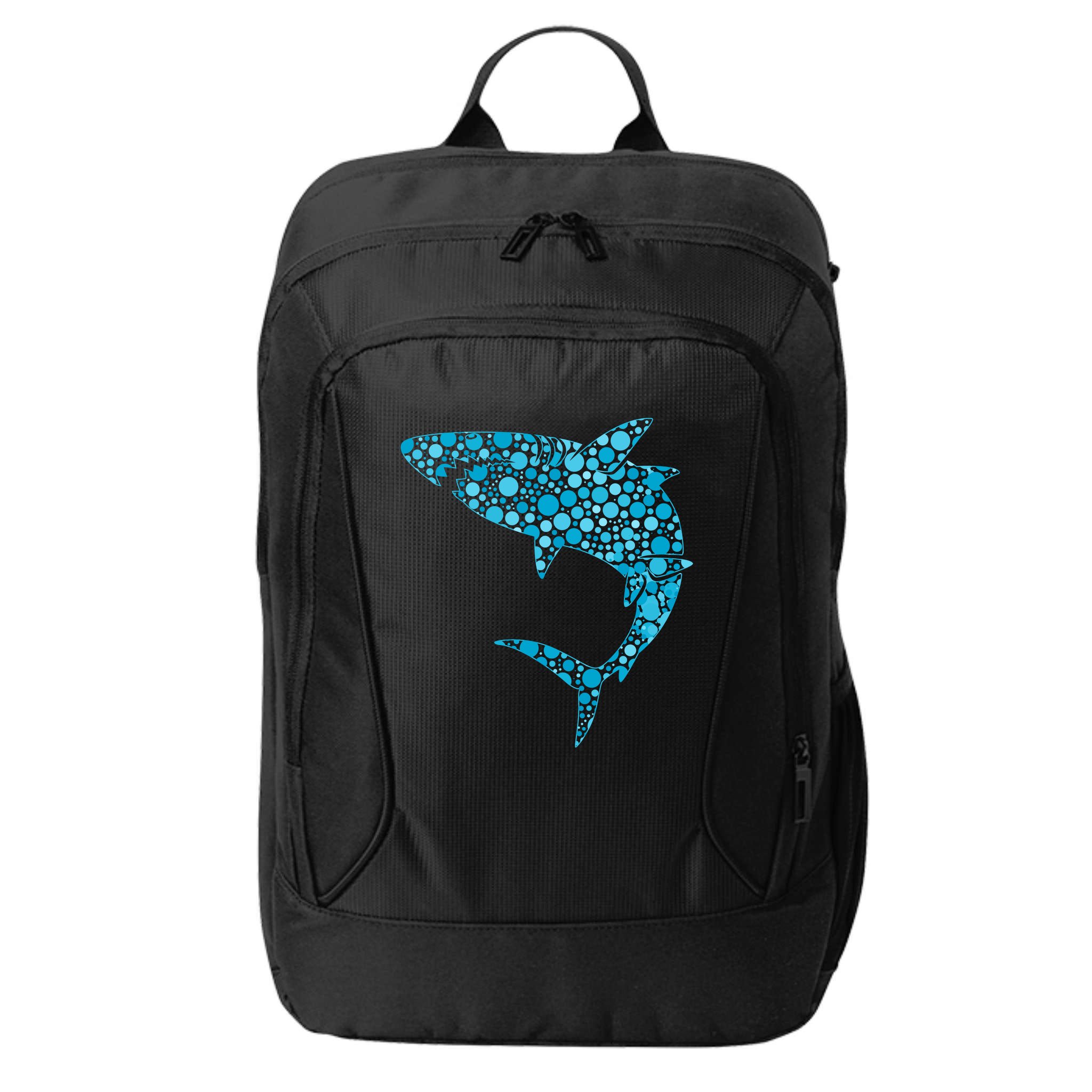 International Dot Day Teal Dot Shark City Backpack