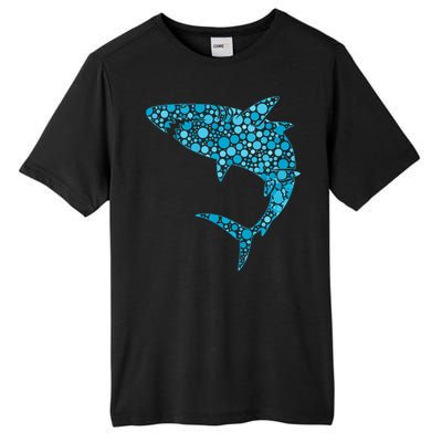 International Dot Day Teal Dot Shark Tall Fusion ChromaSoft Performance T-Shirt