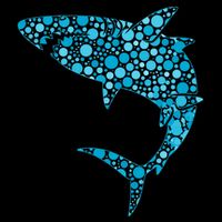 International Dot Day Teal Dot Shark Bucket Hat