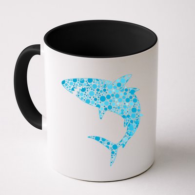 International Dot Day Teal Dot Shark Mug