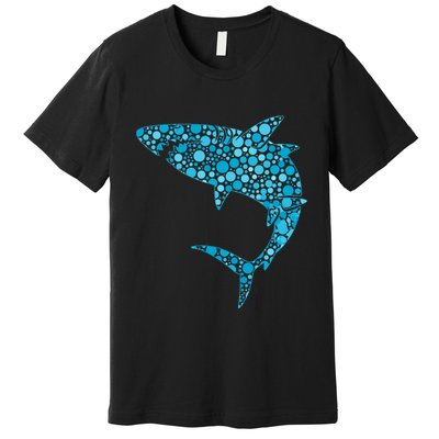 International Dot Day Teal Dot Shark Premium T-Shirt